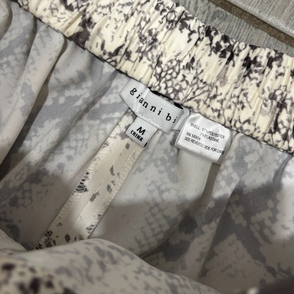 Gianni Bini Palazzo Casual Pants Snake Print Size Medium - Picture 2 of 5
